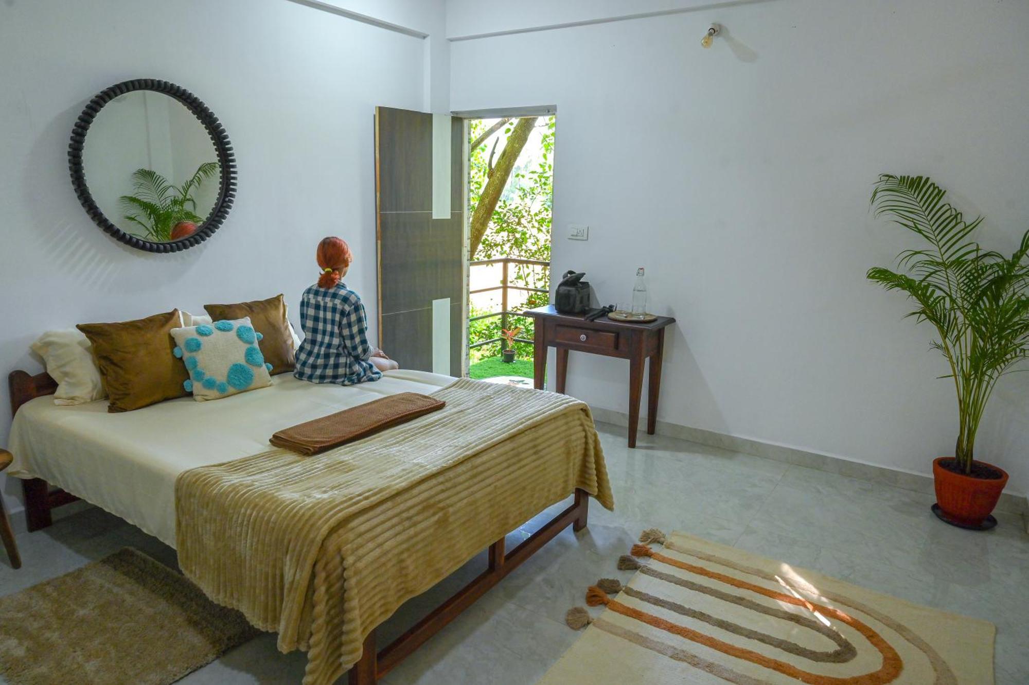 Shell House - Private Stay With Garden View In Arambol Mandrem Extérieur photo